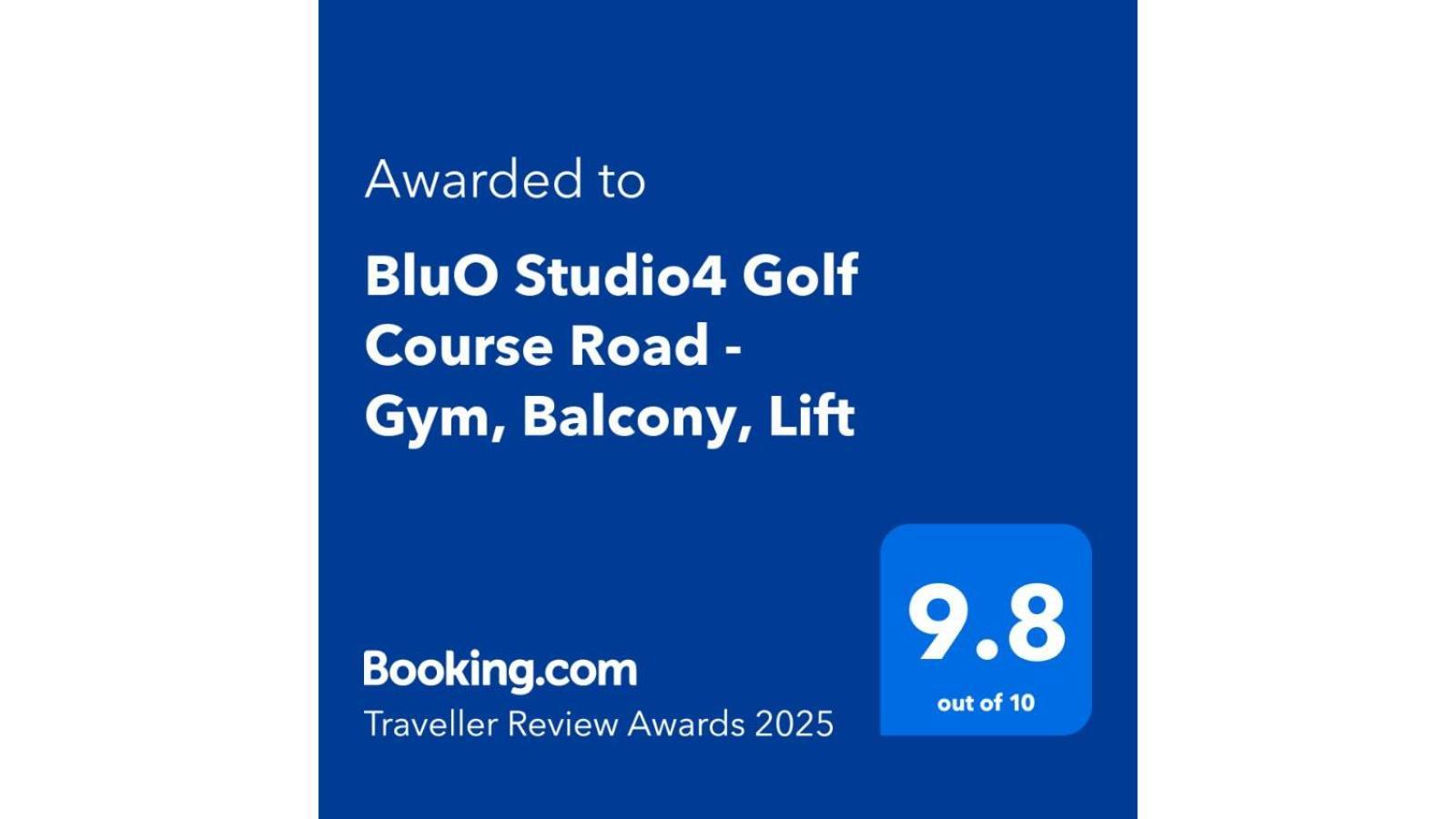 Bluo Studio4 Golf Course Road - Gym, Balcony, Lift Gurgaon Extérieur photo